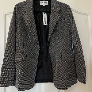 Steve Madden Women's Rhinestone Blazer